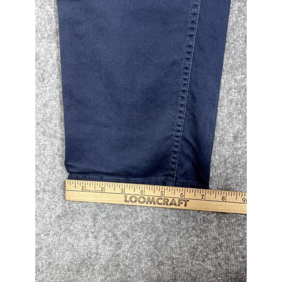 Saks Fifth Avenue Straight Leg Pants Mens Size 34x32 Stretch Blue‎ 5 Pocket - Picture 10 of 10